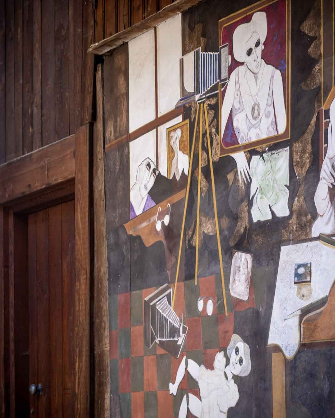 La fotografia de cetta murale cibiana di cadore dolomiti