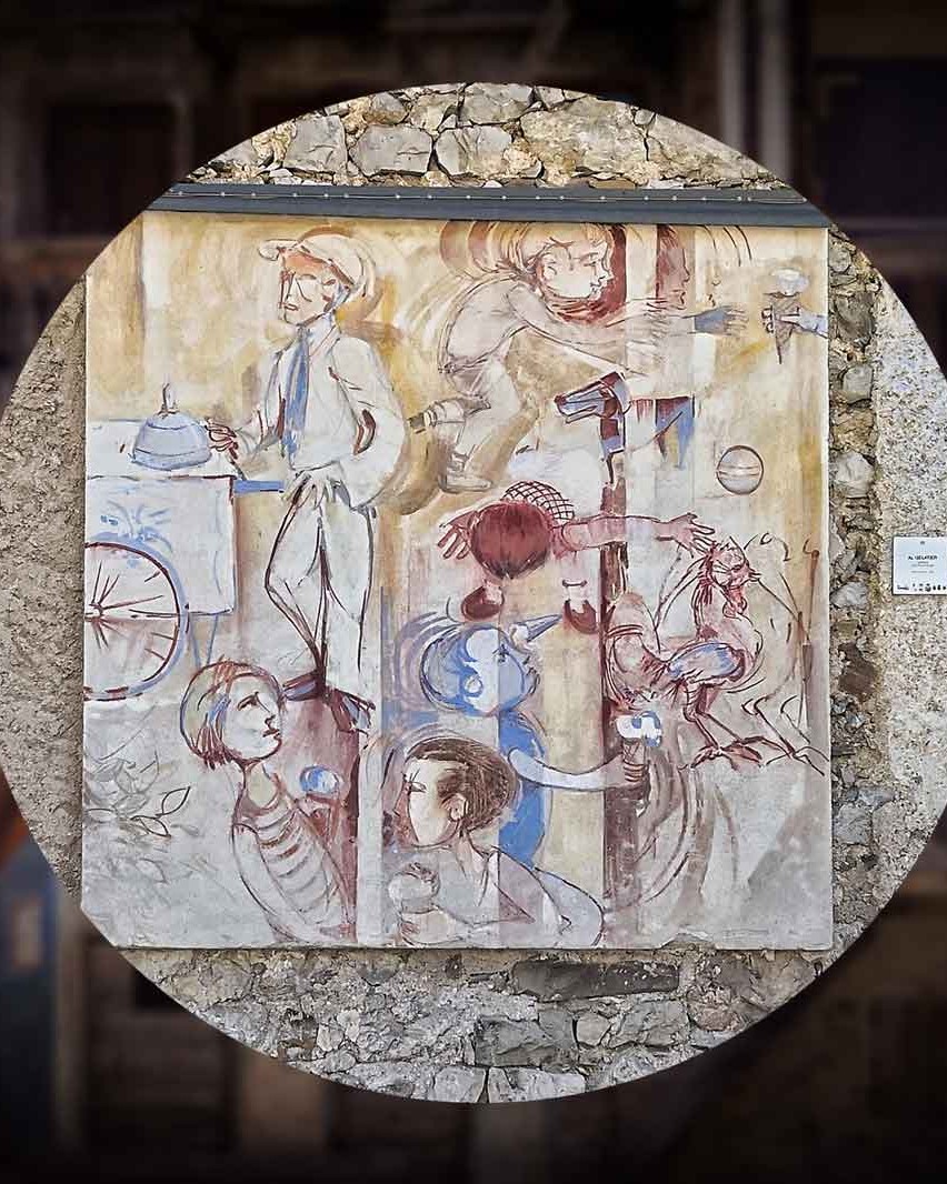 cibiana di cadore murale al gelatier