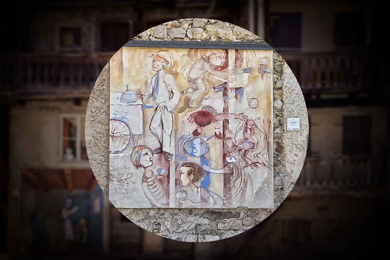 cibiana di cadore murale al gelatier