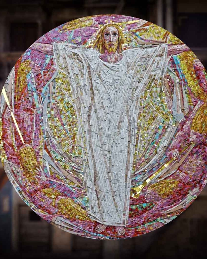 Murale Cibiana di Cadore Adveniat regnum tuum