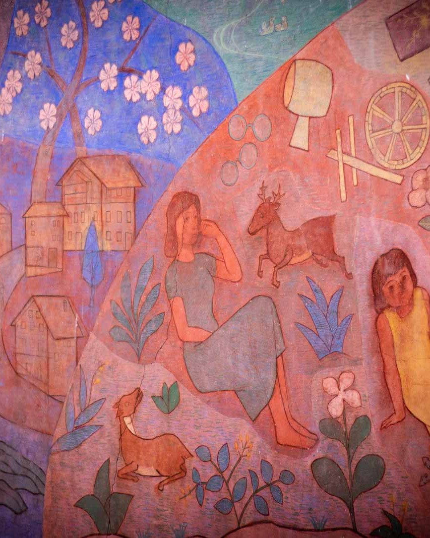 Utopia Murale cibiana di cadore dolomiti