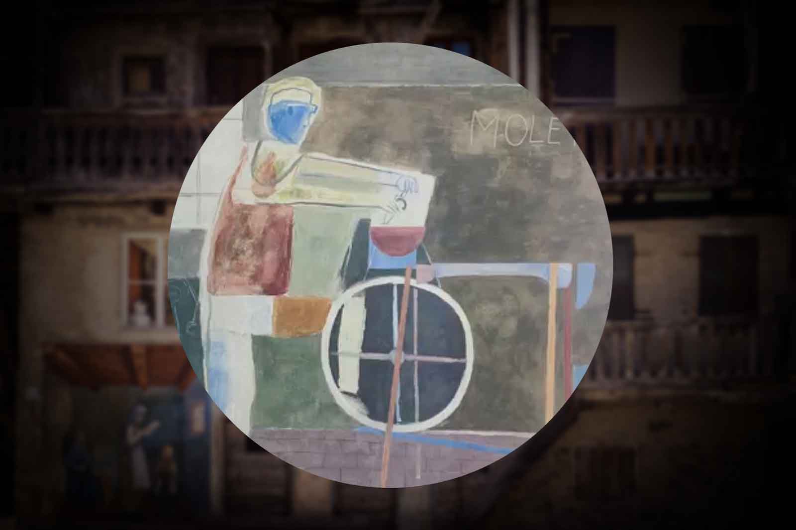 Al moleta Murale cibiana di cadore dolomiti