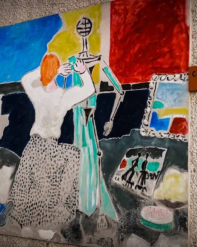 Maria sarta murale cibiana di cadore