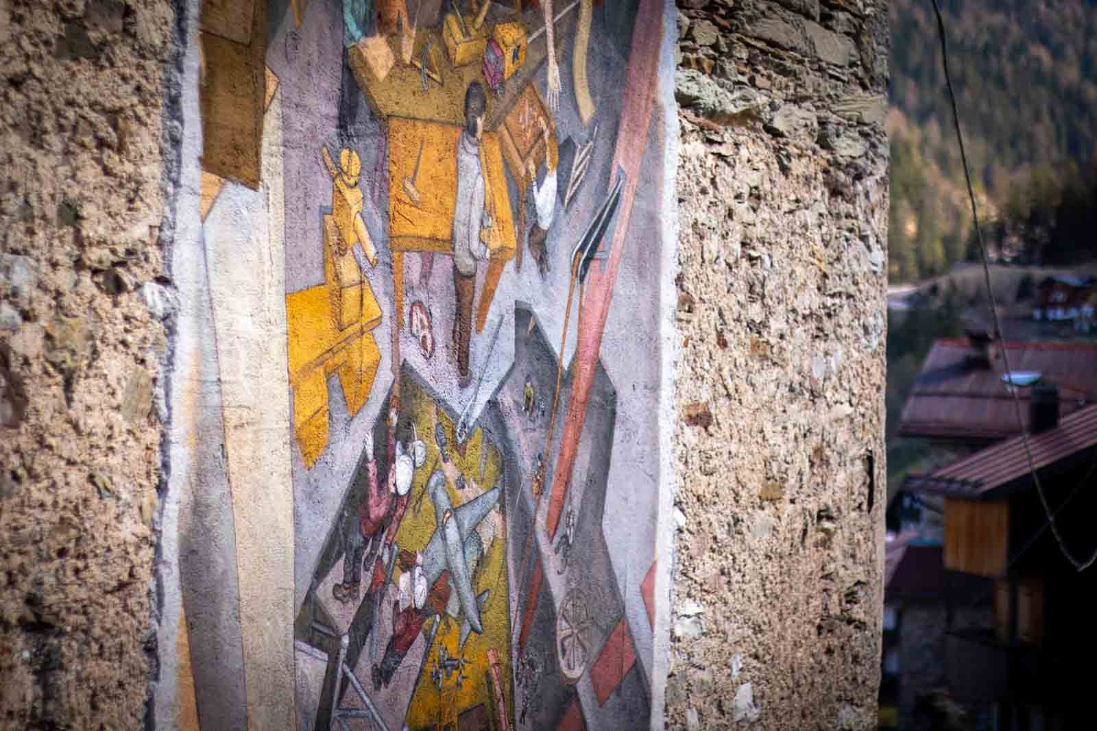 Homo faber murale cibiana di cadore